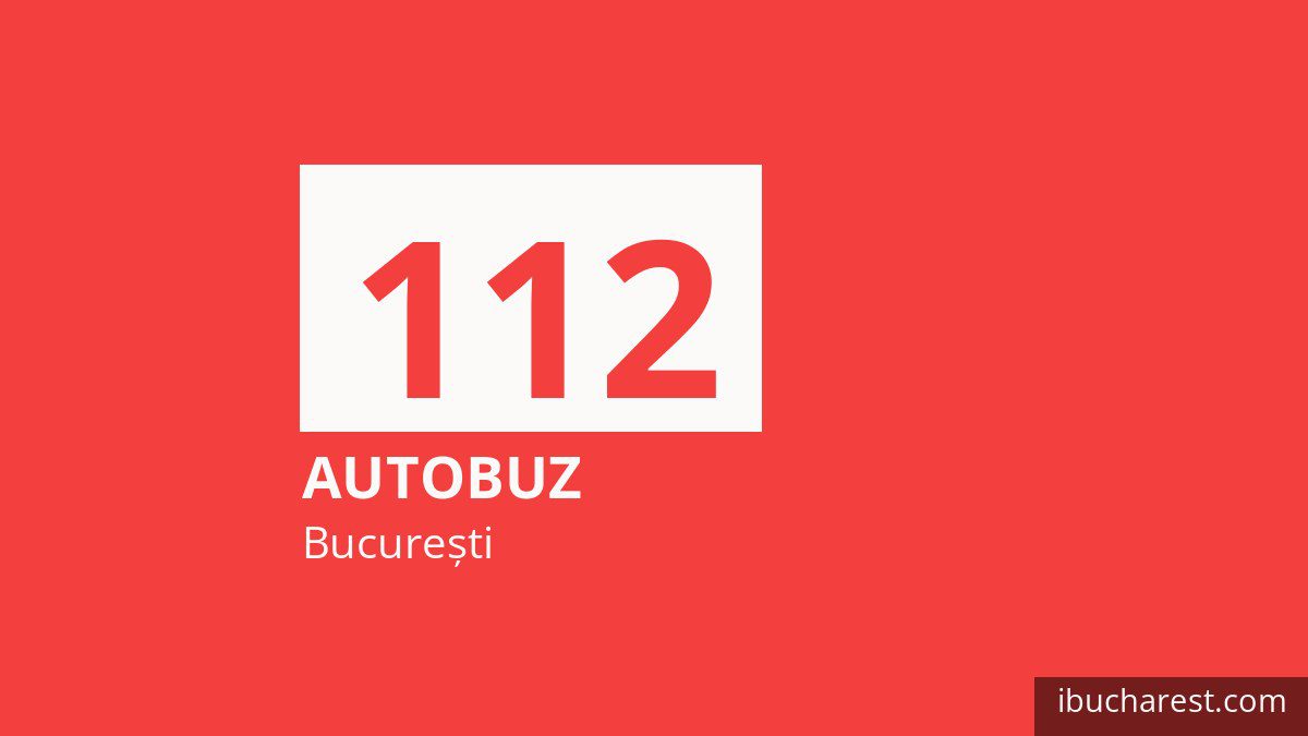 Autobuzul 112 în București