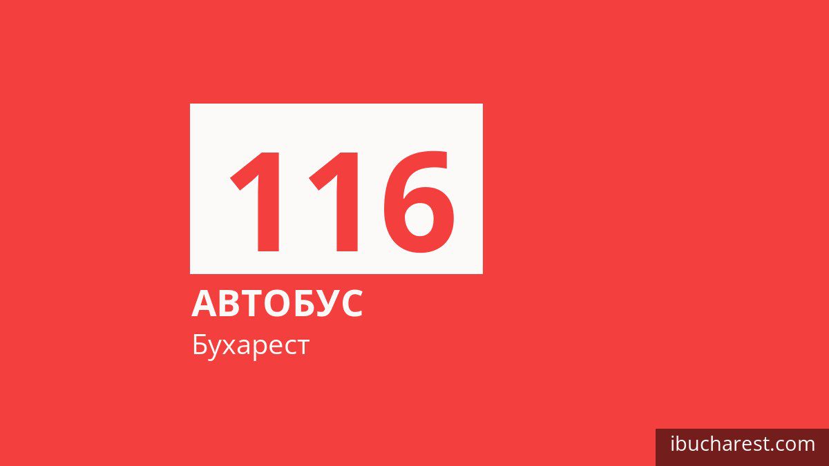 Автобус 116 у Бухаресті