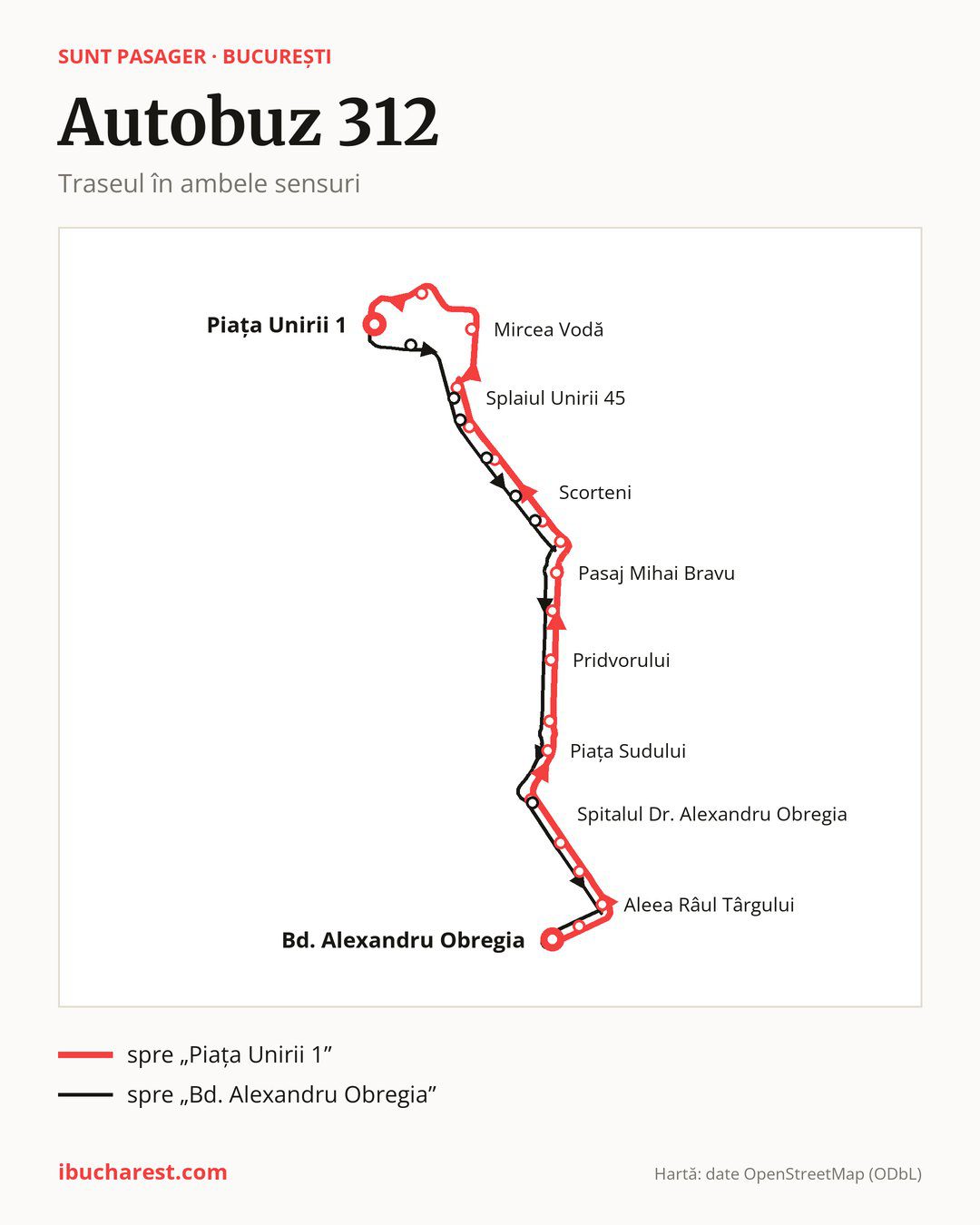 Autobuzul 312 în București