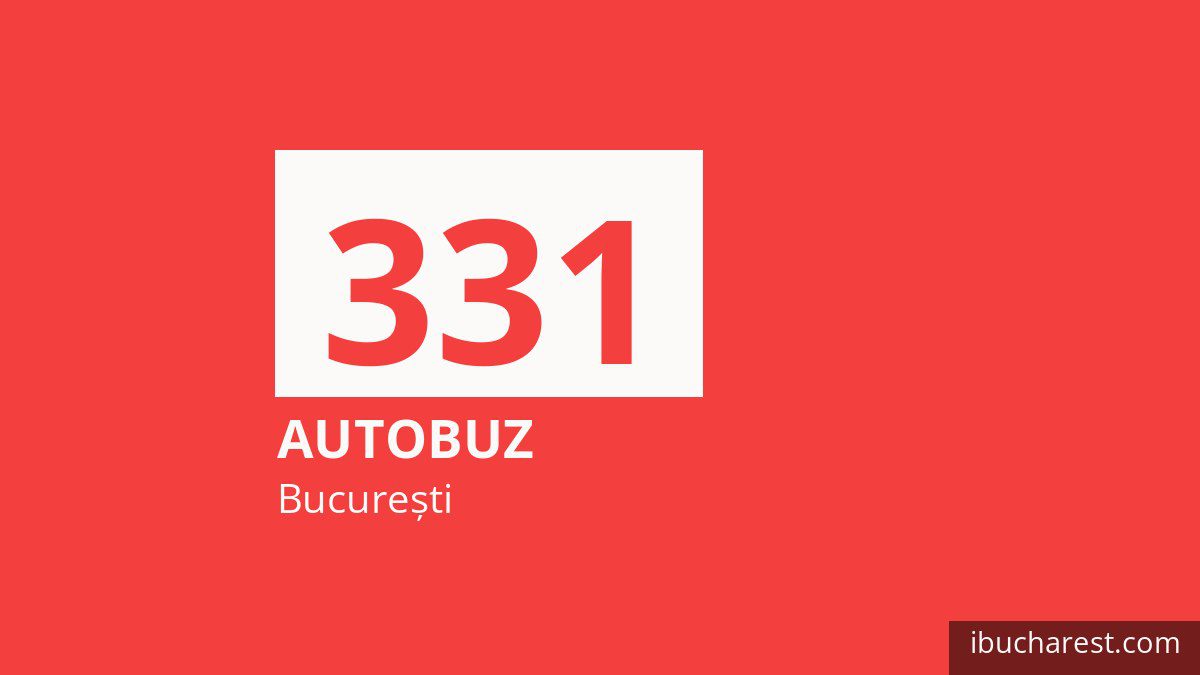 Autobuzul 331 în București
