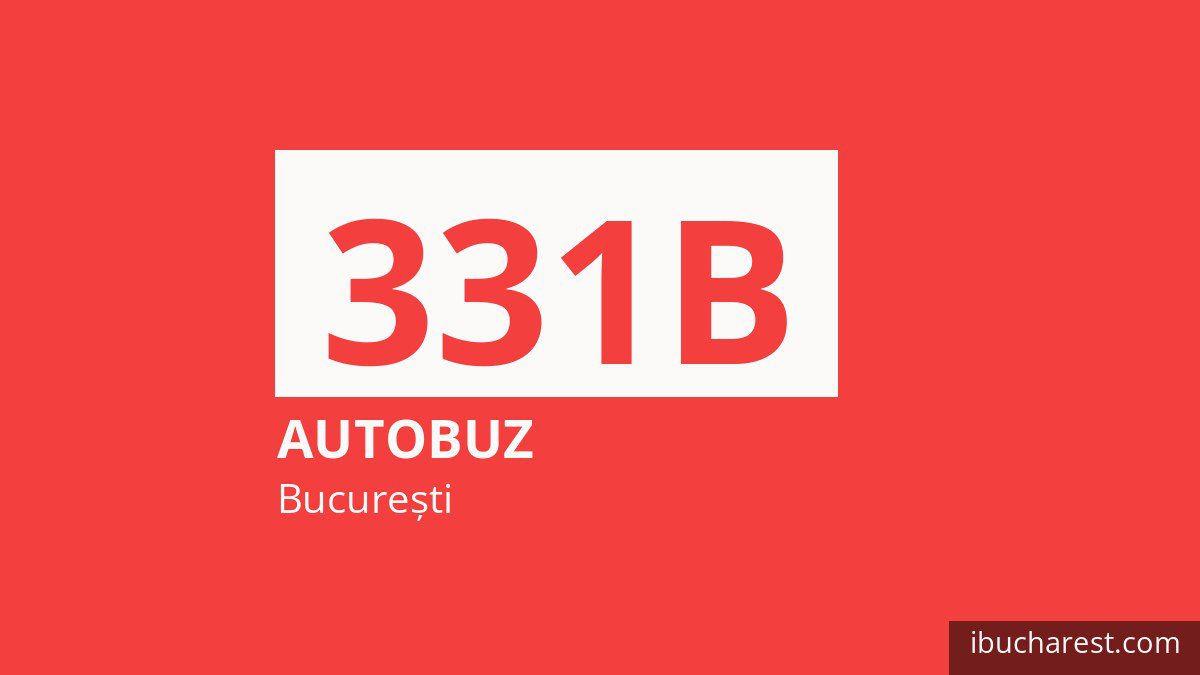 Autobuzul 331B în București
