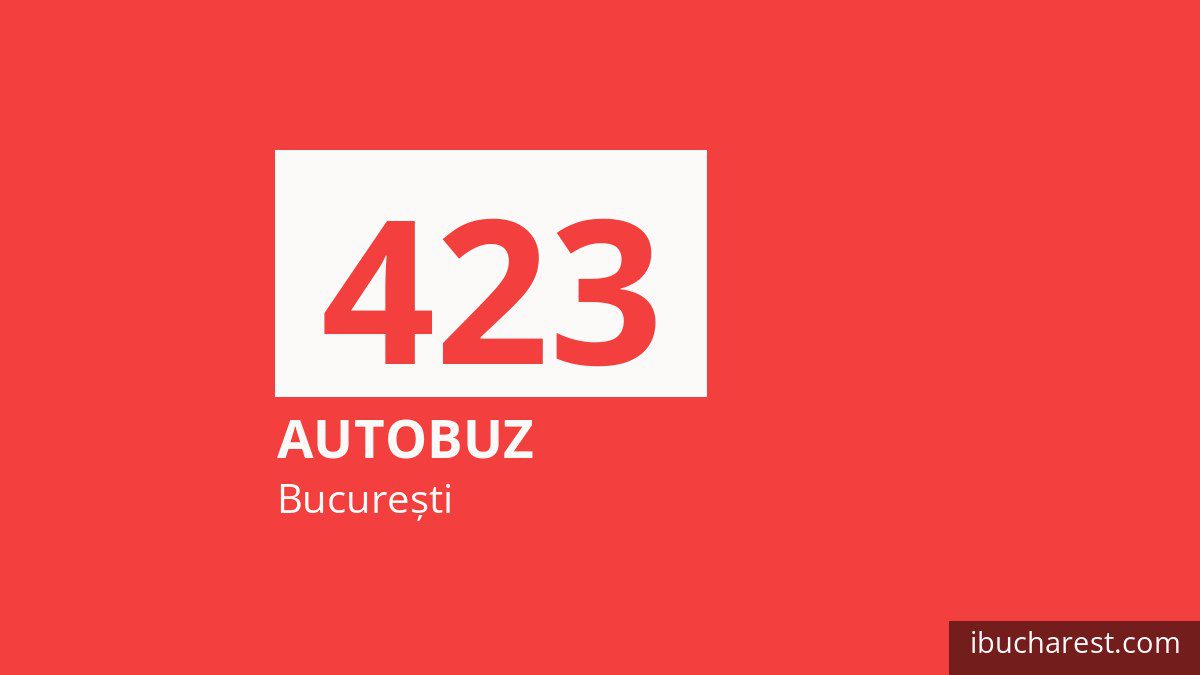 Autobuzul 423 în București