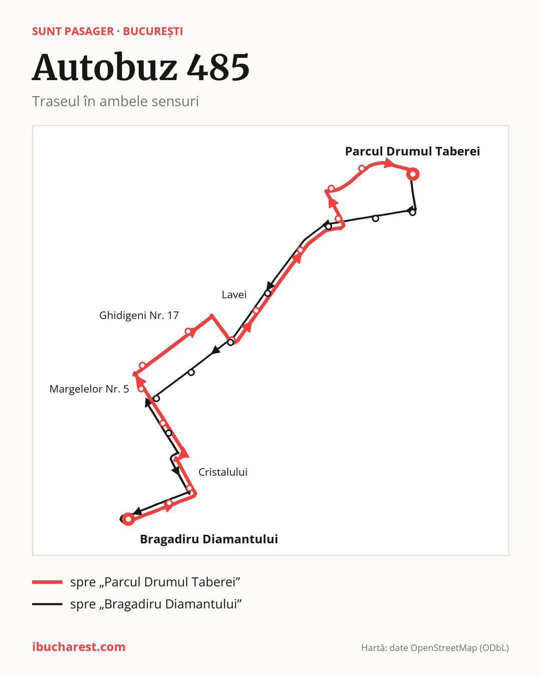 Autobuzul 485 în București
