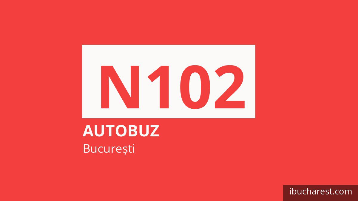 Autobuzul de noapte N102 în București
