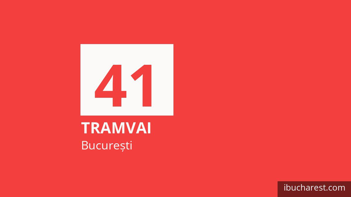 Tramvaiul 41 în București