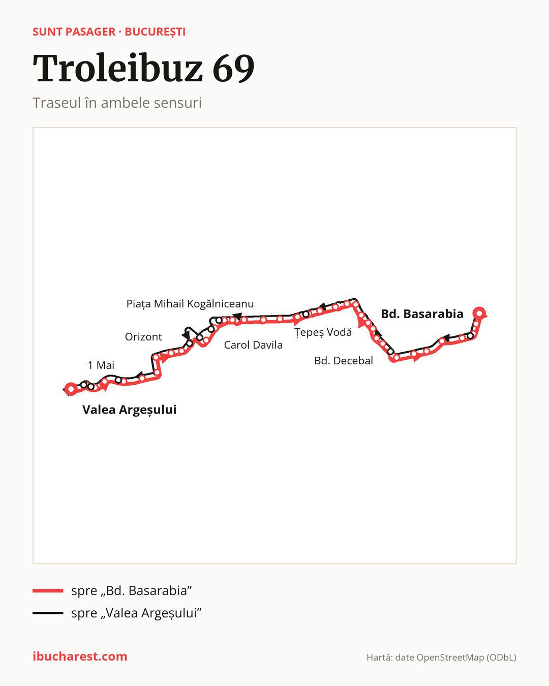 Troleibuzul 69 în București