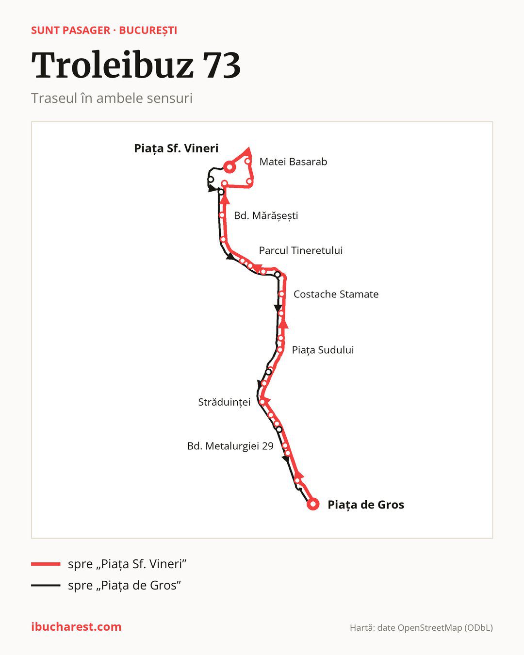 Troleibuzul 73 în București