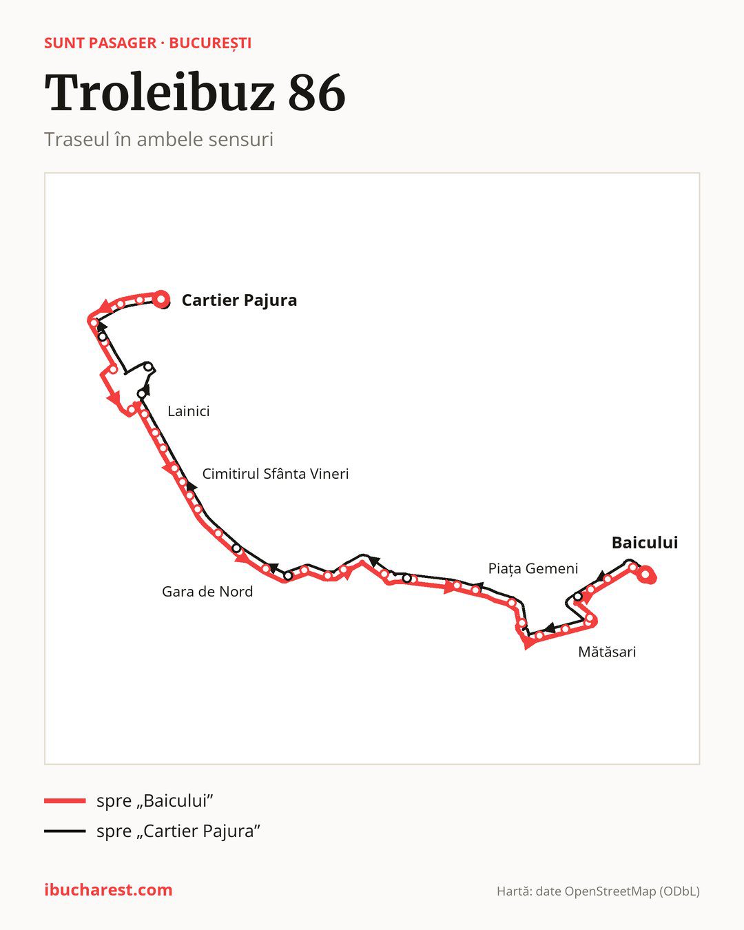 Troleibuzul 86 în București
