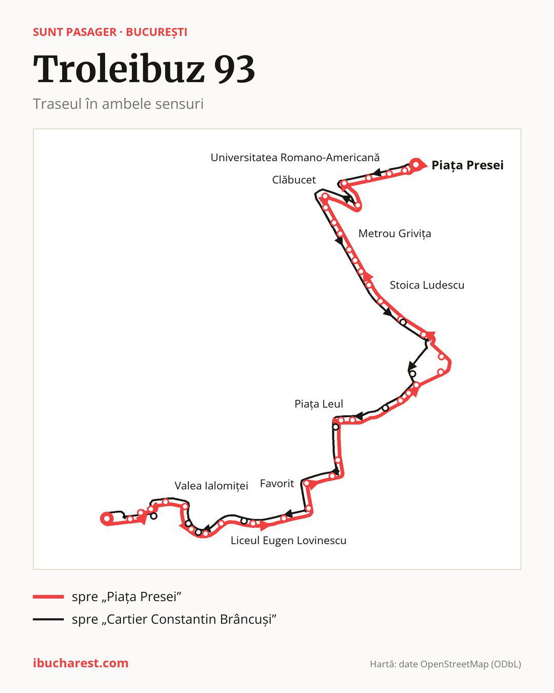 Troleibuzul 93 în București