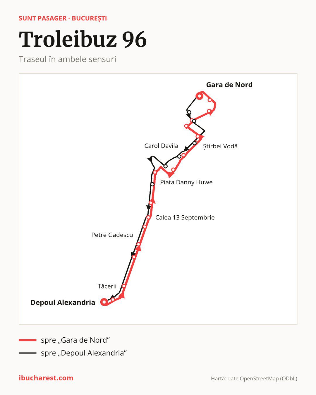 Troleibuzul 96 în București